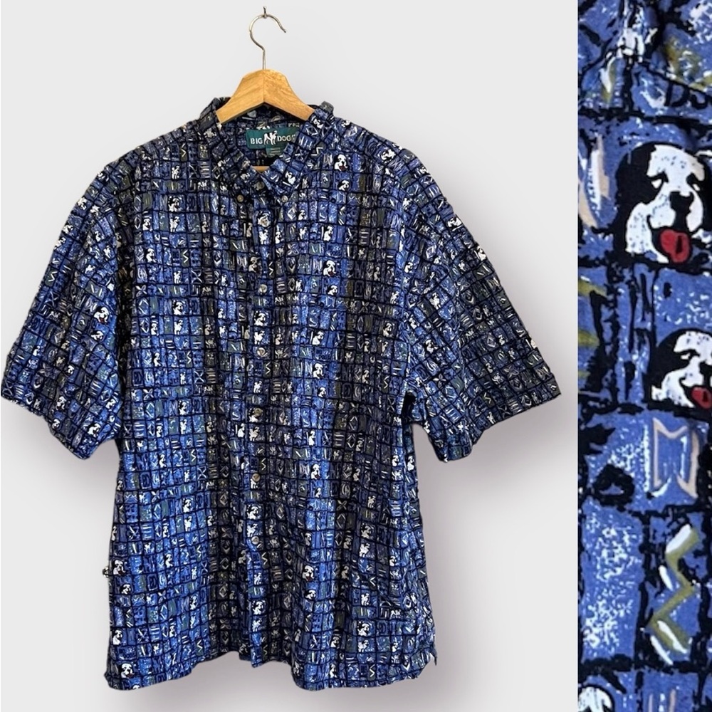 Big Dogs 100% Cotton Button Down Shirt Size 3X